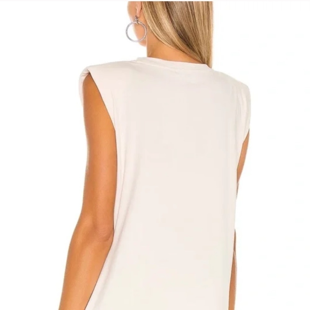 Sanctuary Organic Cotton shoulder pad tee, XS, CB2281 - Picture 3 of 5